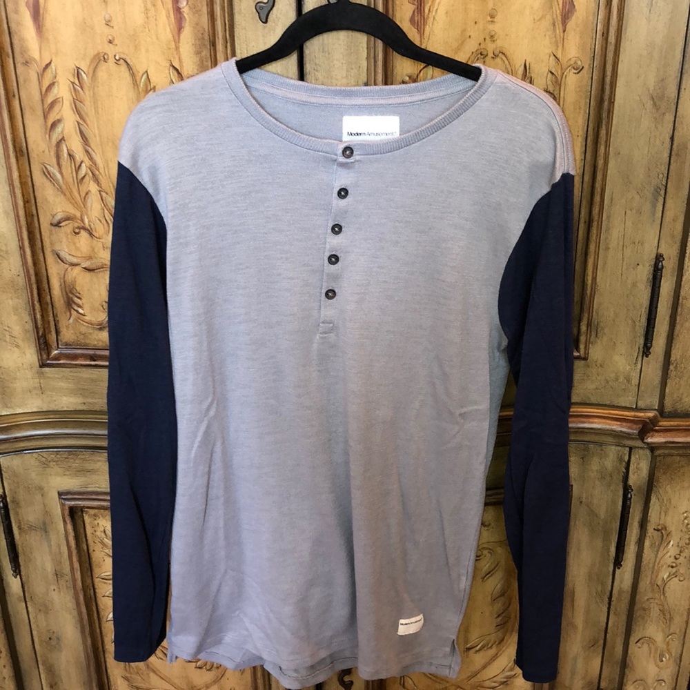 Modern Amusement Long Sleeve Henley